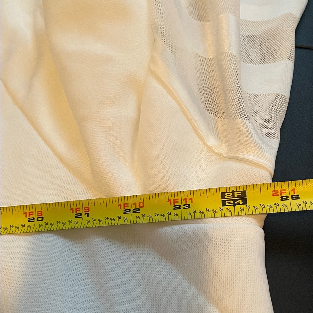 SHEIN White Sweatshirt with Sheer Sleeves 3XL - Picture 8 of 9